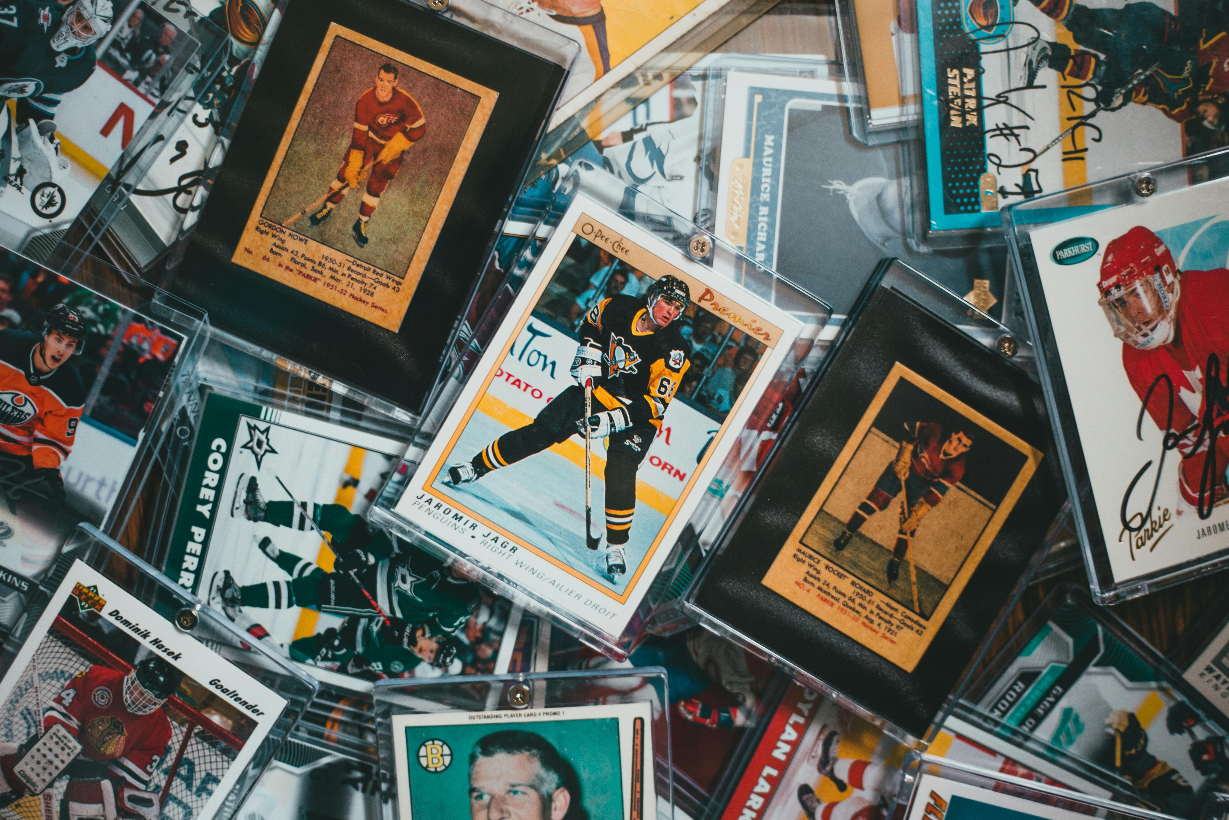 A collection of graded trading cards