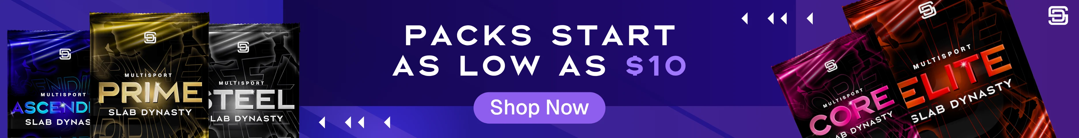 Packs start as low as $10